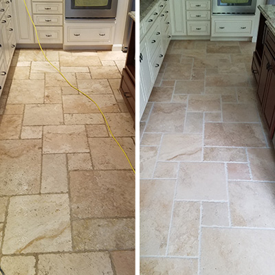 Kitchen Floor Cleaning and Sealing