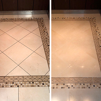 Marble and Grout Cleaning