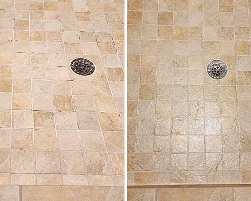 Shower Restored by Our Tile and Grout Cleaners in Charlotte, NC